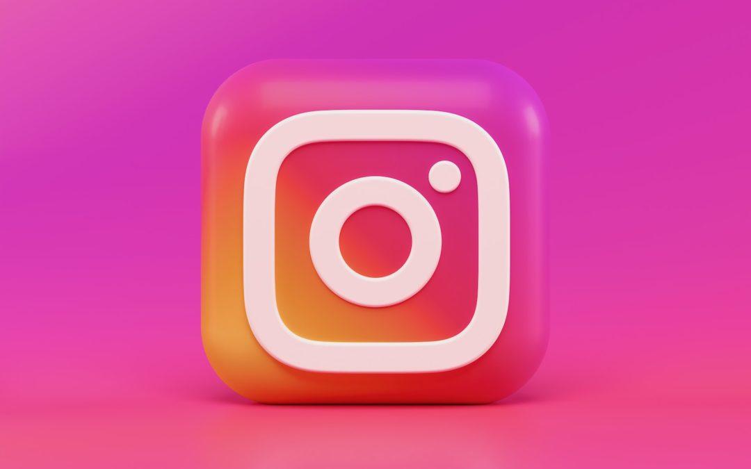 Icone Instagram en 3D